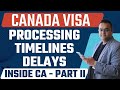 Delays and processing time for canada visa applications inside canada  immigration latest ircc news