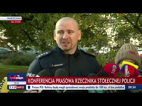 Konferencja Rzecznika Stołecznej Policji