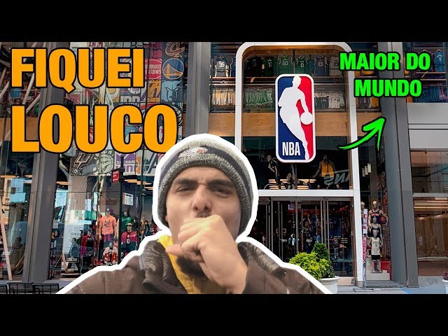 🏀 LOJA DA NBA em Nova York  NBA Store Fifth Avenue 