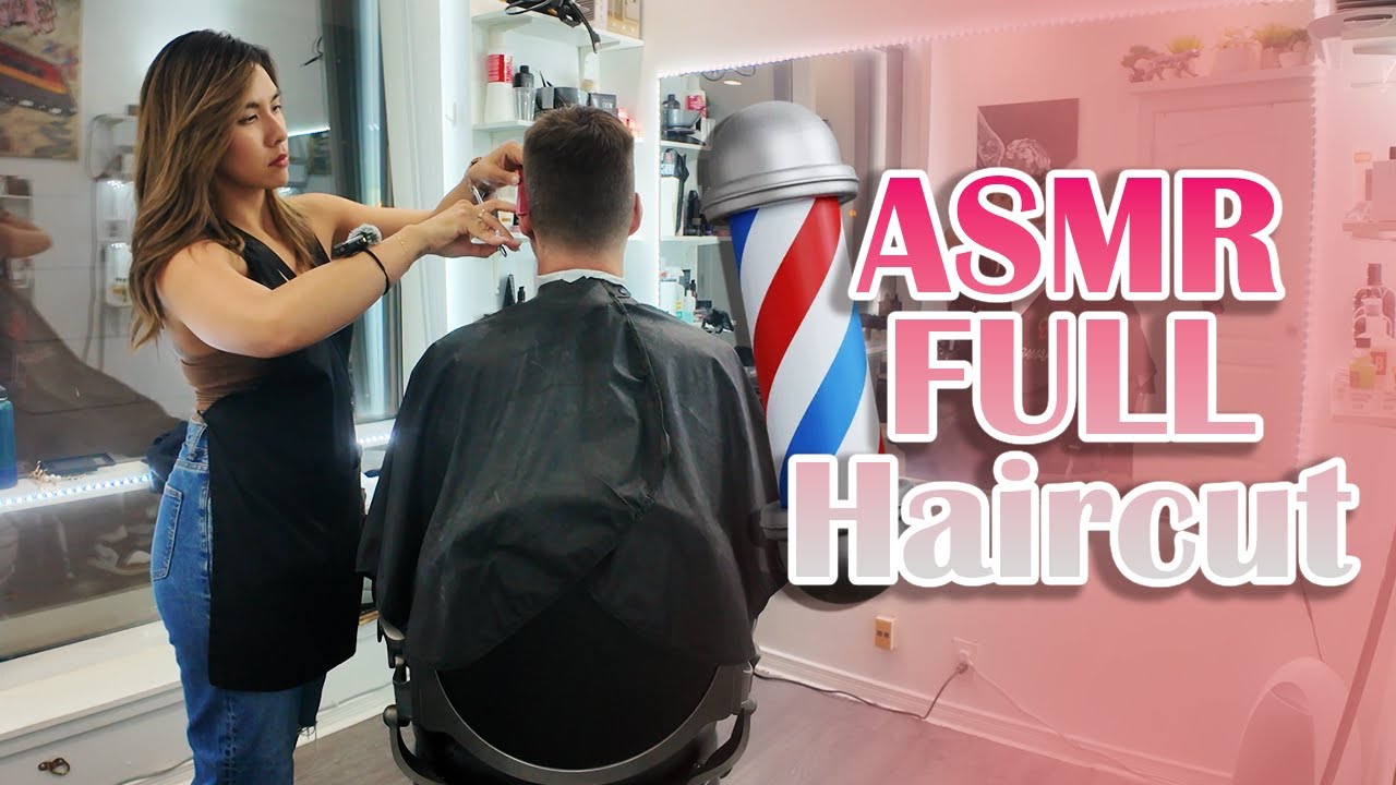 ASMR Full Haircut Experience ✂️ | Relaxing Barber Sounds for Ultimate Relaxation