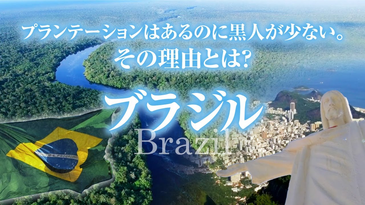 【ブラジルの地理解説】アマゾン盆地の巨大熱帯雨林/プランテーションの広がるブラジル高原/世界屈指の農業国/インディオと白人、黒人の歴史/サンバ ...