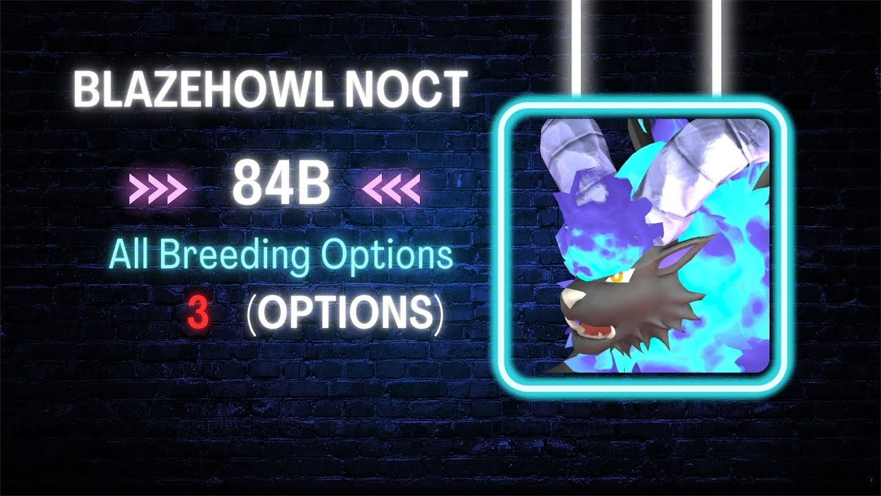 How to breed Blazehowl Noct in palworld 