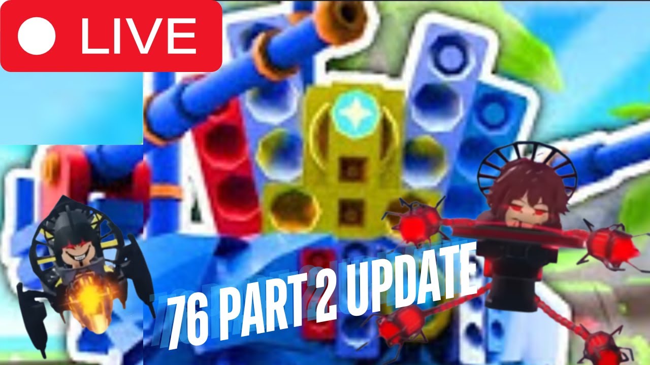 [🔴LIVE] *NEW* 76 PART 2 UPDATE IN TOILET TOWER DEFENCE - YouTube