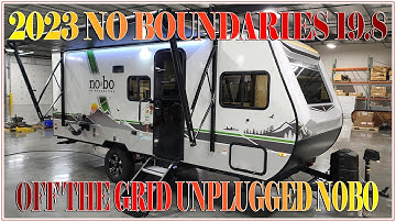 2023 No Boundaries 19.8 Off the Grid Unplugged Package by Forestriver RV @ Couchs RV Nation NOBO 198