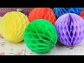 How to make PAPER BALL | lantern | HOME DECORATION | PAPER CRAFT | honeycomb ball | i-diy na yan