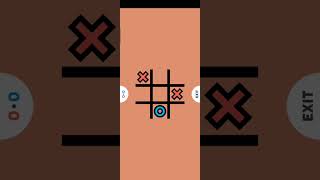 2 player games tic tac toe hard level complete 😊😊✅