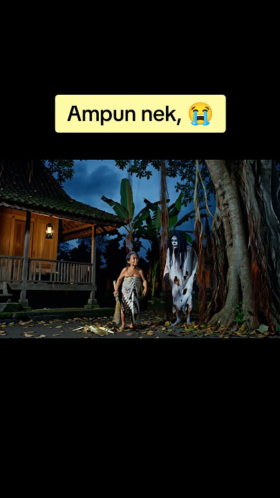Kuntilanak pun harus tunduk jika bertemu nenek #aihoror #hororkomedi #veo3