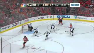 Jagr's Amazing Pass to Giroux 4/15/12
