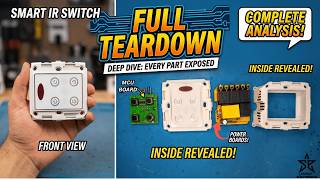 Reverse Engineering a Smart IR Switch | Full Teardown, PCB Analysis & Circuit Explained