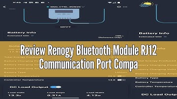 Review Renogy Bluetooth Module RJ12 Communication Port Compatible Rover/Wanderer/Adventurer Charge C