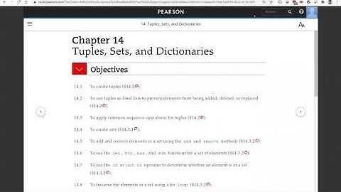 Daniel Liang Python Section 14.2 Tuples