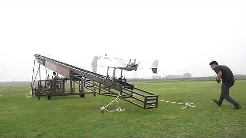 Hinaray fixed wing hybrid drone with  launcher for military H70P www.hinaray.com