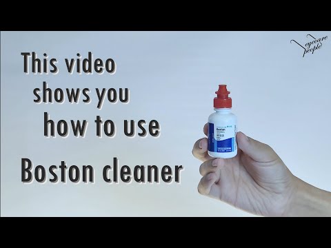   Boston Advance Contact Lens Cleaner Step By Step Guide