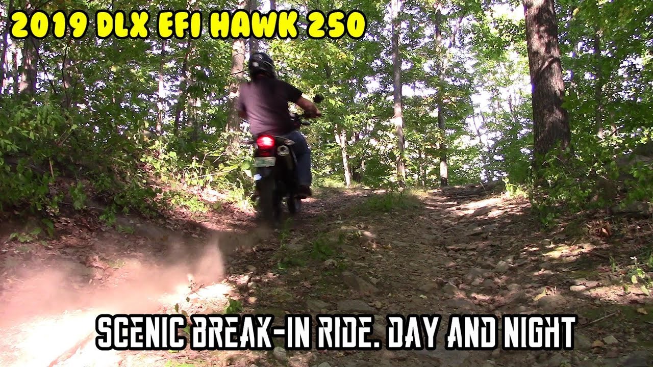[E2] 2019 RPS Hawk DLX 250 Scenic on and off-road riding. Daytime night time