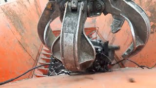 Dangerously powerful crusher crush old engines and many used equipment It's quick and easy by TeamMachines 216,088 views 2 years ago 10 minutes, 23 seconds