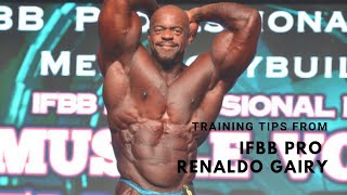 Renaldo Gairy Shoulder Training Tips and Tricks!