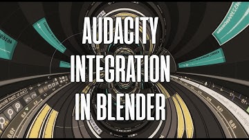 Sound editing in Blender Video Sequence Editor with Audacity integrated