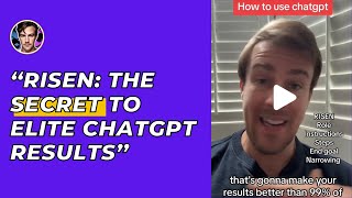 Master ChatGPT: The RISEN Framework for Superior AI Results | Boost Your Productivity