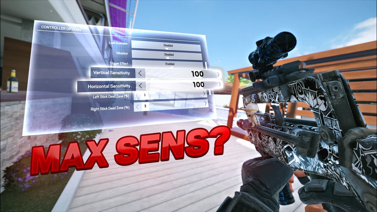 Fast Sens For R6 THE #1 *BEST* LOW SENS CONTROLLER CHAMP TRIES *FAST* SENS + NO RECOIL ...