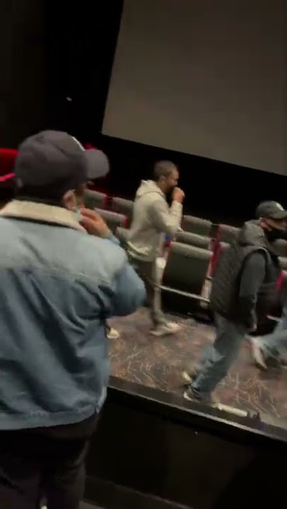 MOVIE THEATER CAUGHT ON FIRE