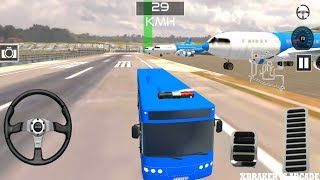 Indian Police Bus Simulator | Bus Transporter New Blue Bus Unlocked - Android GamePlay HD screenshot 2