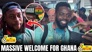 🔥🇬🇭UNBELIEVABLE SCENES! GHANA BLACK STARS TOUCHDOWN IN TORONTO TO A MASSIVE CROWD WELCOME…WOW😍