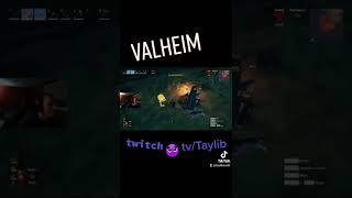 Getting hunted is so scary #valheim #valhalla #wolf #goblin #wolves #goblins