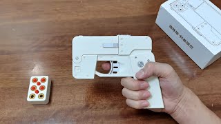iPhone Toy Gun Unboxing 2022 - Folding Cell Phone Toy Pistol