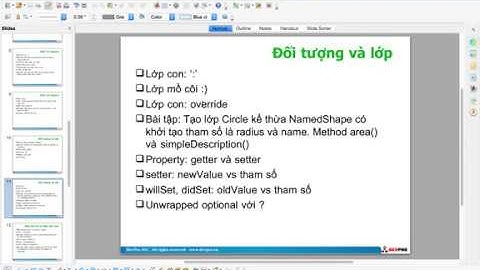 iOS Swift-DevPro Đối tượng và lớp