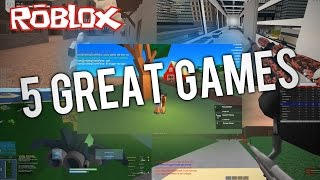 5 Great Games in ROBLOX!
