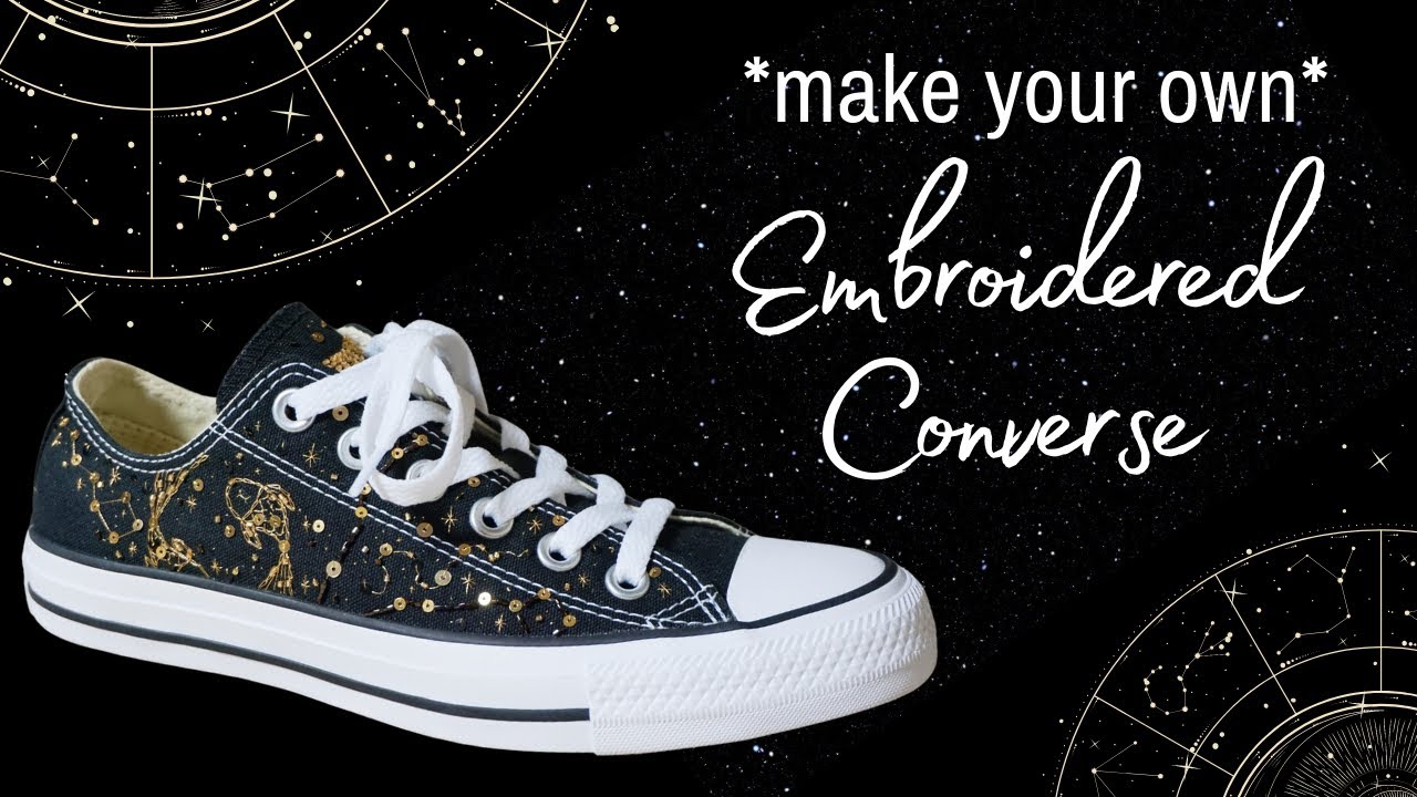 How To Customize Converse Shoes! 🎨👟(EASY) 