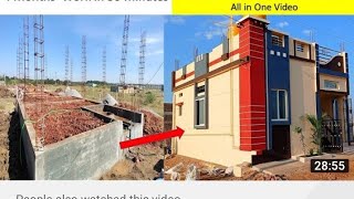 120 Days Work in 30 Minutes  Step🏗️ ByStep Complete House Construction Videobrickwork karne ka best