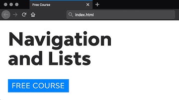 Day 16: Navigation and Lists (30 Days to Learn HTML & CSS)