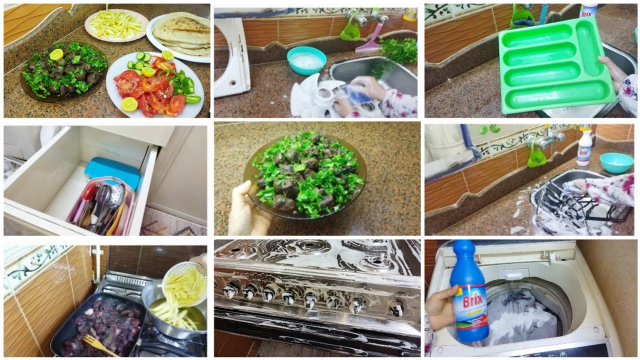 تنظيفات رمضان 2026🌜للمطبخ قبل الفرش الجديد 💥خليته بيبرق من نظافته 