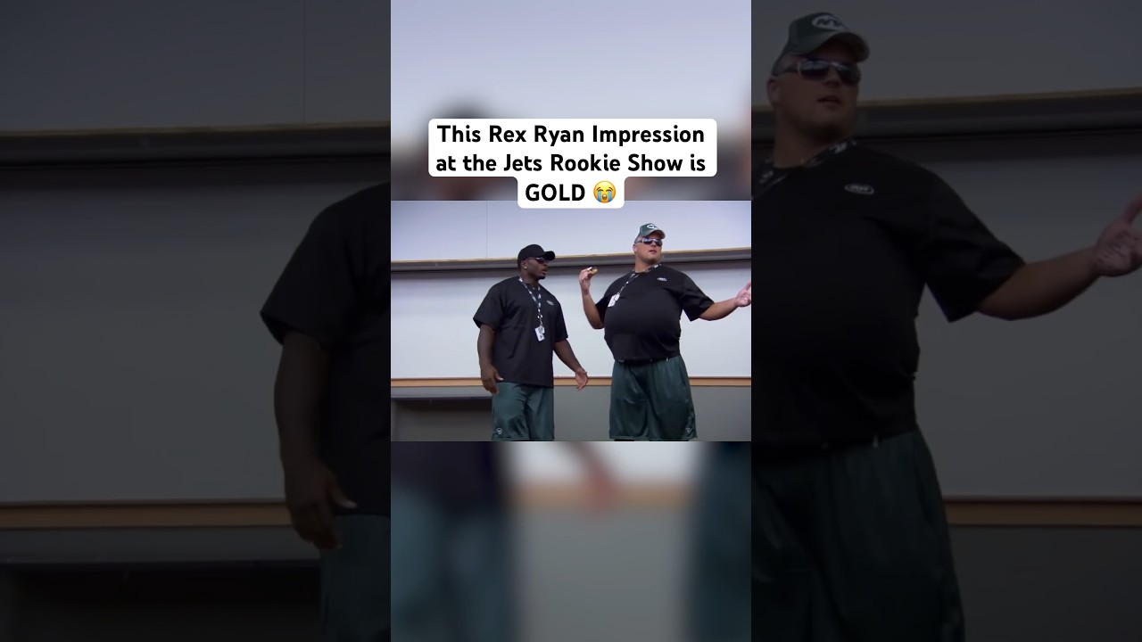 The Jets’ Rookie Show and the Rex Ryan Impression 😭 