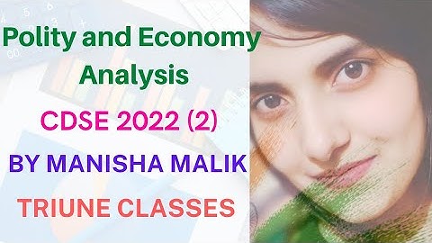 Polity and Economy Questions Analysis of CDS 2 2022