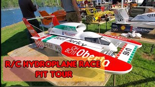 Radio Controlled Hydroplane Racing Pit Tour | See These Incredible Boats Up Close!