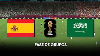 SPAIN VS SAUDI ARABIA | 2026 WORLD CUP | GROUP STAGE | SIMULATION | PES 21 4K60FPS