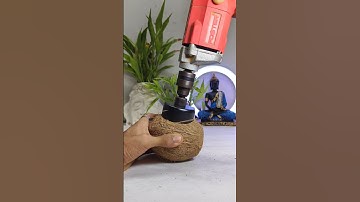 easy making coconut shell hanging light 💡#shortsfeed #viralshort #coconutshellcraftideas