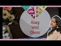 Easy Wall Decor Idea/ Colorful home decor/ घर को सजाने के लिए खुद बनाए