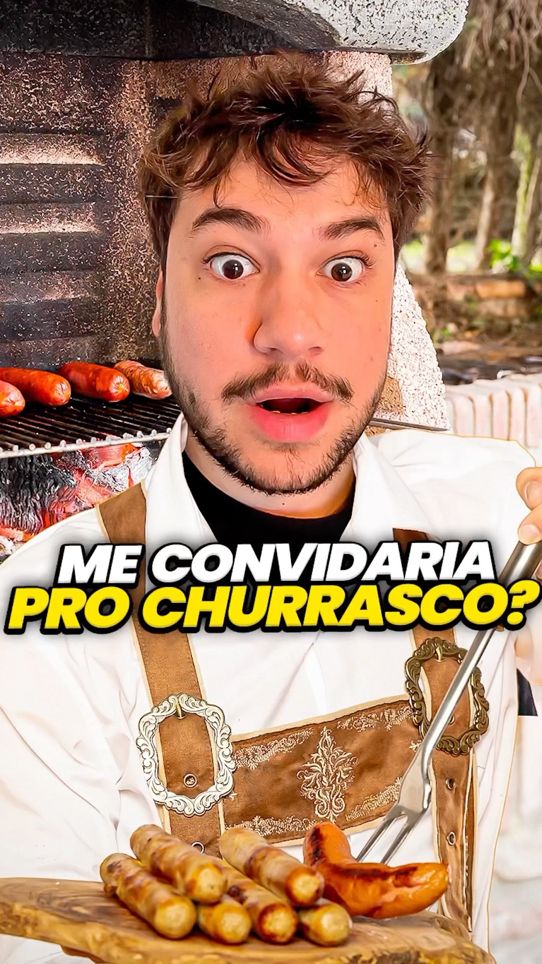 convidaria pra um churrasco? #livedobrino #humor #MundinhoBrino