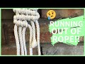 HOW TO ADD MACRAME CORD WHEN RUNNING OUT // Double Half Hitch Addition