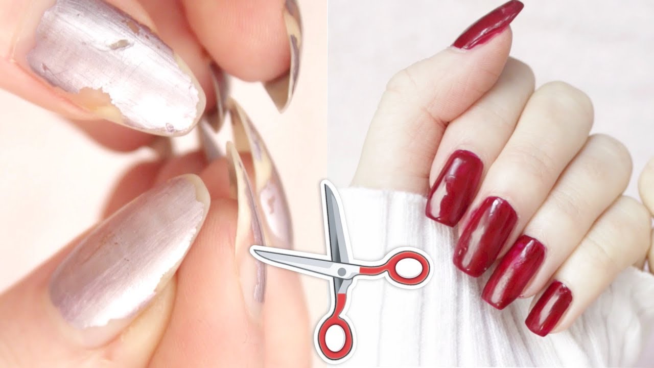 GIVING MY NAILS A MAKEOVER!