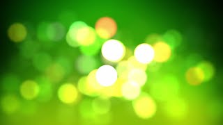 Lime Bokeh Loop Motion Graphics