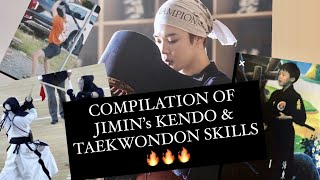 BTS JIMIN outstanding Kendo & Taekwondo Skills COMPILATION