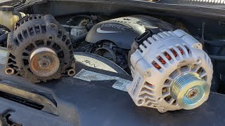 Alternator replacement Chevy Silverado, Chevy Tahoe, how to 99 - 06 by 603 Mechanic vids 1,263 views 1 year ago 6 minutes, 43 seconds