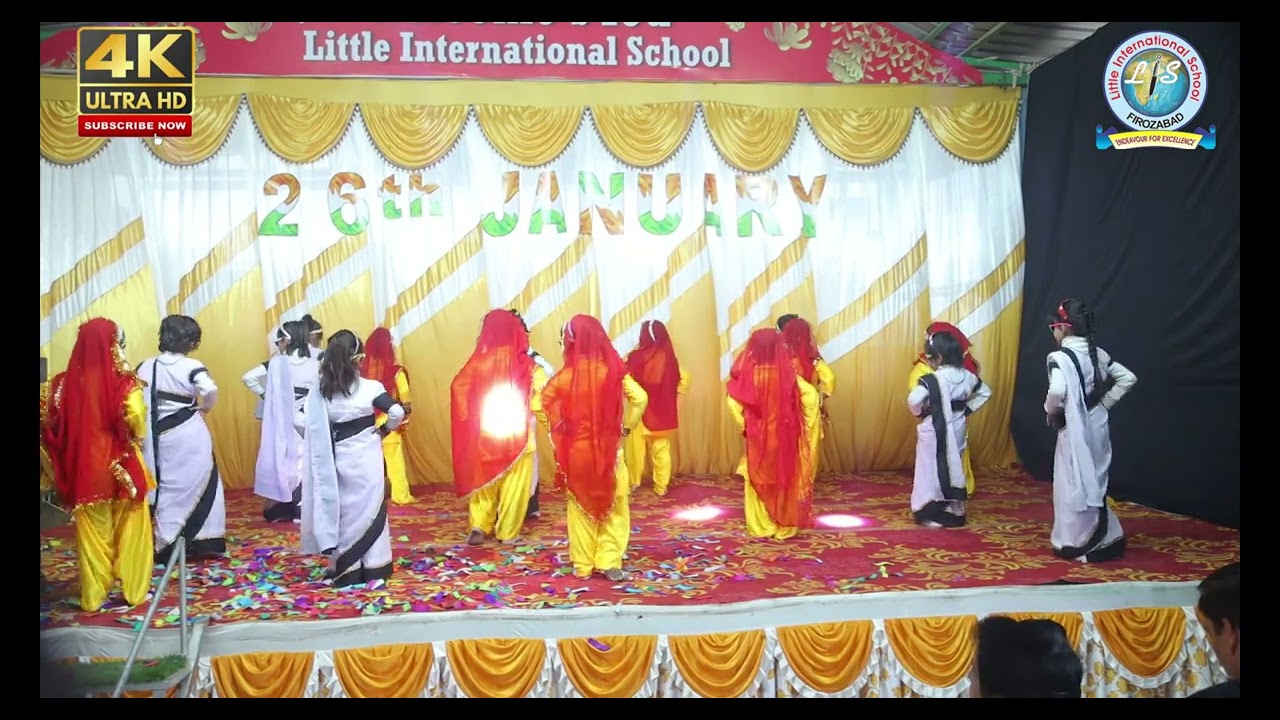 Chittiya kalaiya & Desi girl & baby doll mashup 26 january 2023 | Little international School