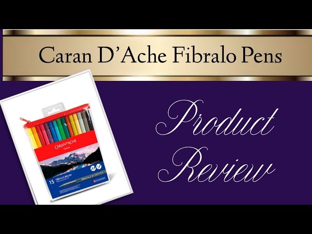 Caran D’ACHE FIBRALO Brosse Fibre pointe stylos marqueurs-porte-monnaie de 15 couleurs 