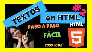 ⭐EVERYTHING you need to know about TEXT in HTML 🌎 | FREE HTML course from scratch 2022 | #2