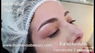 Permanent Makeup Hair Stroke Eyebrow Tattoo